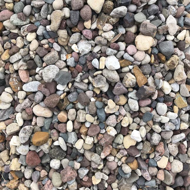3-5" SMALL MULTI-COLOR RIVER ROCK